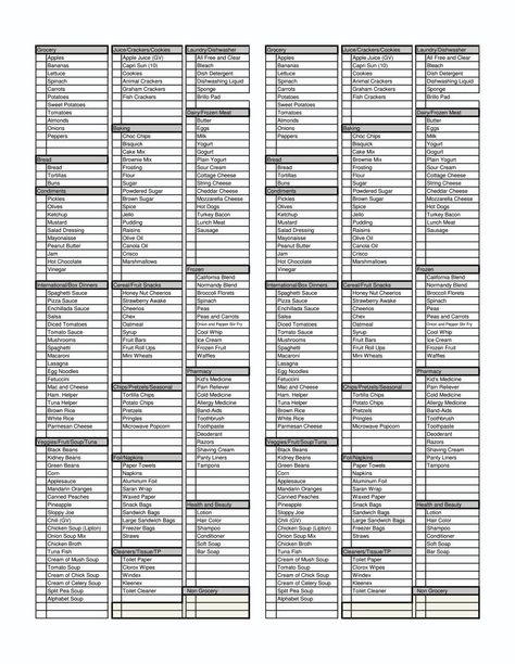 Grocery Lists Template, Spice List Printable, Master Grocery List Printable Free, Walmart Grocery List, Master Grocery List Printable, Walmart Shopping List, Grocery Store List, Grocery Shopping List Template, Grocery List Printable Free