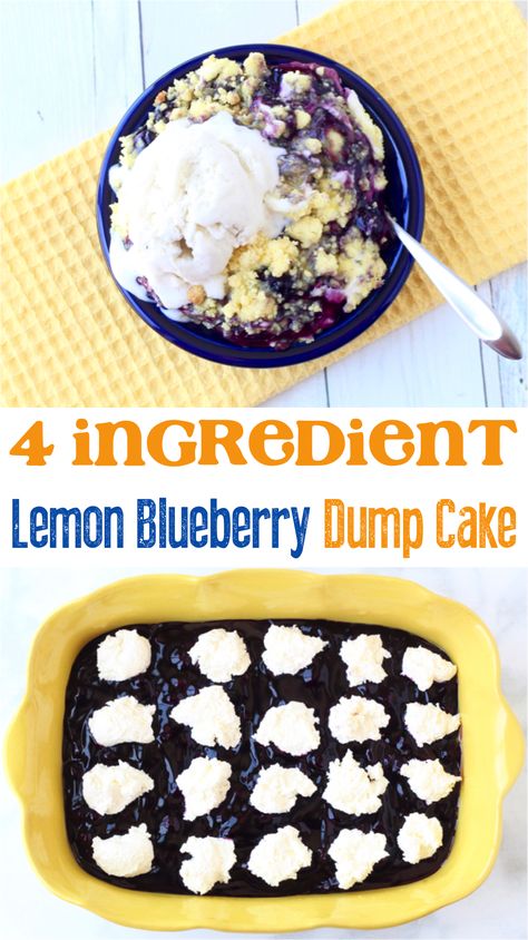 Blueberry Cheesecake Dump Cake, Lemon Blueberry Dump Cake, Blueberry Nails, Cheesecake Dump Cake, Blueberry Dump Cake, Blueberry Dump Cake Recipes, Easy Lemon Cheesecake, Lemon Blueberry Cheesecake, Blueberry Dump Cakes