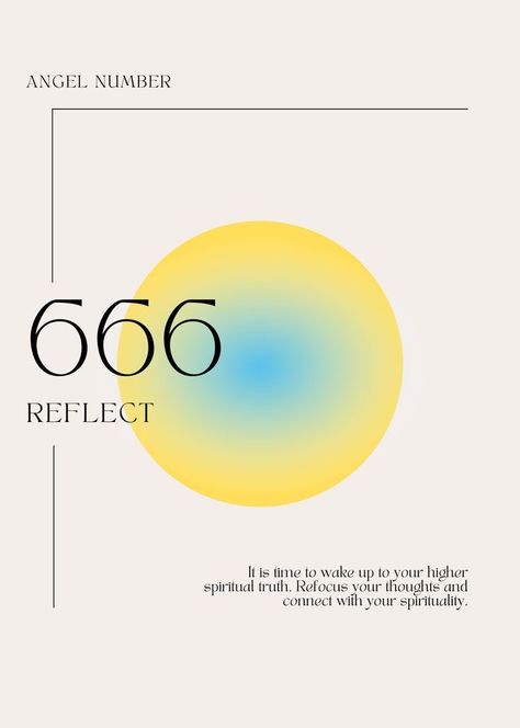 Numbers Graphic Design, Angel Number 666, Angel Posters, Aura Quotes, Chakra Affirmations, Pastel Poster, Number Poster, Spiritual Artwork, Spiritual Truth