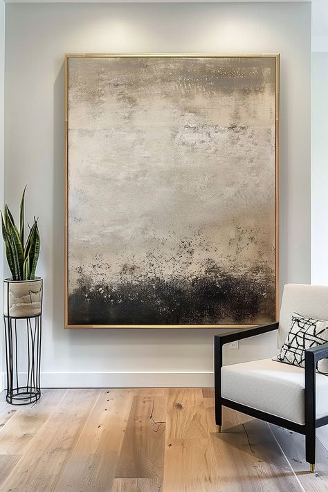 Original beige abstract wall art: Textured acrylic painting with subtle color transitions from light beige to dark brown Textured Painting, Beige Walls, Neutral Decor, Art Handmade, Rich Textures, Organic Modern, Abstract Wall, Texture Painting, Art Original