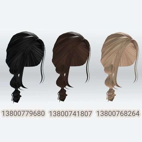 Roblox Bubble Braids Code, Bloxburg Hair Up Codes, Cute Summer Outfits Roblox Codes, Blocksburg Hair Codes, Brunette Hair Codes, Berry Avenue Brown Hair, Roblox Hair Codes Brown, Bloxburg Hair Codes Brown, Berry Avenue Brown Hair Codes