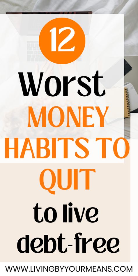 10+ Habits To Help You Stop Feeling Poor How To Get Rid Of Debt, Paying Off Debt Quickly, How To Pay Off Debt Quickly, Pay Off Debt Quickly, Snowball Debt, Pay Off Credit Card Debt, Stop Being Poor, Dave Ramsey Debt, Payoff Debt