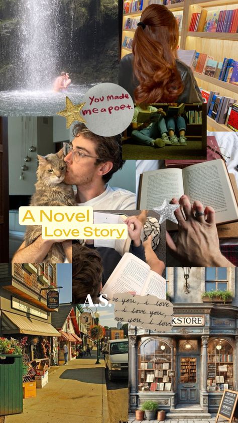 #anovellovestory #anovellovestorybook  #ashleyposton A novel love story aesthetic Story Book Aesthetic, Love Story Aesthetic, Ashley Poston, Collage Books, Best Romance Books, Pretty Books, Good Romance Books, Collage Book, Story Aesthetic