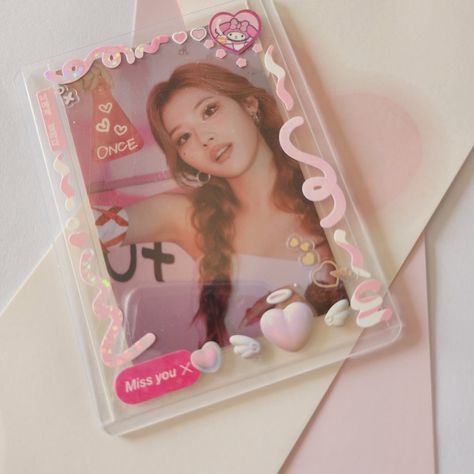 Toploader Deco Ideas, Twice Pc, Photocard Deco, Manifest Board, Toploader Deco, Manifestation Board