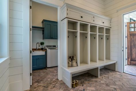 Bump Out Addition, Mudroom Addition, Built In Cubbies, Functional Mudroom, Laundry Room/mudroom, Mudroom Flooring, Mudroom Lockers, Mudroom Laundry Room, Mud Room Storage