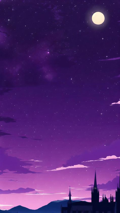 Purple Lofi Wallpaper, Purple Anime Aesthetic Wallpaper, Purple Night Sky, Purple Board, Purple Galaxy Wallpaper, Dark Purple Wallpaper, Pixel Art Background, Pretty Backgrounds, Wallpaper Space