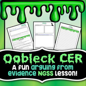 CLAIM, EVIDENCE, & REASONING (CER) LESSON Students will create a strange substance called Oobleck and experiment with it's properties. Through hands on experimentation, watching a demo video, & reading an article on non-Newtonion Fluids, the students will discover Scientific Method Activities, Halloween Science Activities, Matter Lessons, Middle School Chemistry, Stem Club, Middle School Life, Middle School Science Experiments, High School Chemistry, Lab Activities