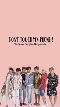 BTS Phone 8 Wallpaper - Best Phone Wallpaper HD Don't Touch My Phone, Dont Touch, My Phone, Bts Wallpaper, Phone Wallpaper, I Hope, Wallpapers, Bts, Pink