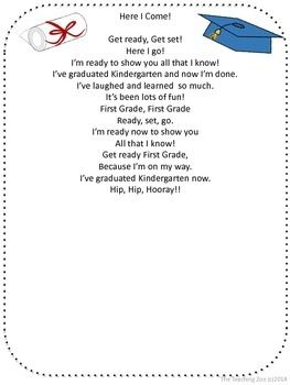 Preschool Graduation Speech From Teacher, Pre K Graduation Teacher Speech, Kindergarten Handprint Poem, Prek Graduation Poems Children, Prek Graduation Song, Handprint Poems, Kindergarten Graduation Poems, Preschool Graduation Poems, Kindergarten Graduation Programs