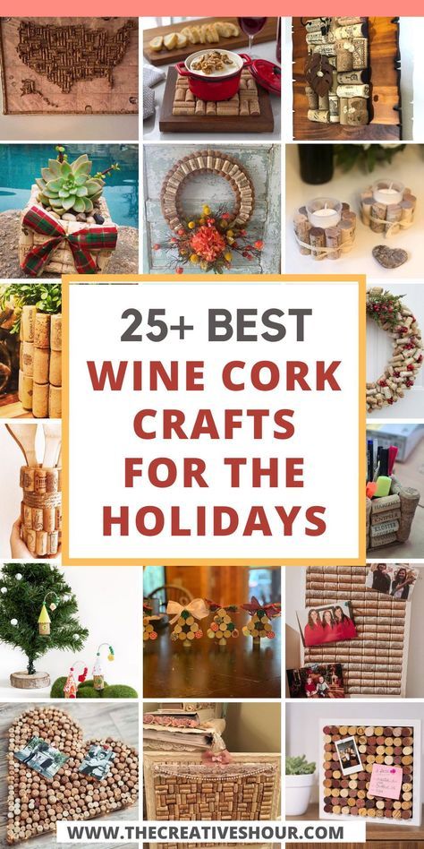 Wine cork crafts are unique and quite a millennial trend. It takes almost minimal effort but it looks posh and chic when included in the house decoration. So, here are some aesthetic wine cork crafts for wedding, decoration, Christmas, kids, wreath, wall art. Click here doe more unique wine cork crafts, DIY wine cork crafts, wine cork crafts for wedding, wine cork crafts for decoration, wine cork crafts for kids. Wine Cork Ideas Decoration, Wine Cork Christmas Tree Ornaments, Things To Make With Corks Crafts, Crafting With Wine Corks, Wine Cork Christmas Wreath, Cork Decorations Christmas, Christmas Wine Cork Ideas, Projects With Corks, Cork Wreaths How To Make A