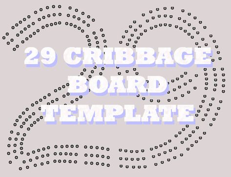 Diy Cribbage Board Template, Crib Board Template, Diy Cribbage Board, Cribbage Table, Unique Cribbage Board, Cribbage Board Template, Puzzle Piece Template, Woodworking Tricks, Cribbage Pegs