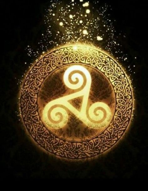 Triskelion – The Triskelion, was a prominent Celtic symbol that represented the concept of completion and progress. The symbol looked like a three-legged wheel. According to the first derivation of the meaning, the triskelion, represents actions, cycles, progress, revolution, and competition. In all, the triskelion was a representation of a sense of advancement. #energy #chakra #symbols #numerology #alchemy #mystical #psychic #mysticalart #secret Sacred Geometry Art, Sacred Symbols, Celtic Symbols, Geometry Art, Celtic Art, Mystical Art, Ancient Symbols, Visionary Art, Celtic Designs