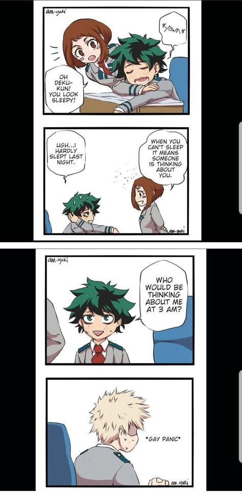 Mha Comics, Bakugo X Deku, Bnha Funny, Anime Painting, Ochaco Uraraka, Anime Cupples, My Hero Academia 2, Anime Funny Moments, Katsuki Bakugou