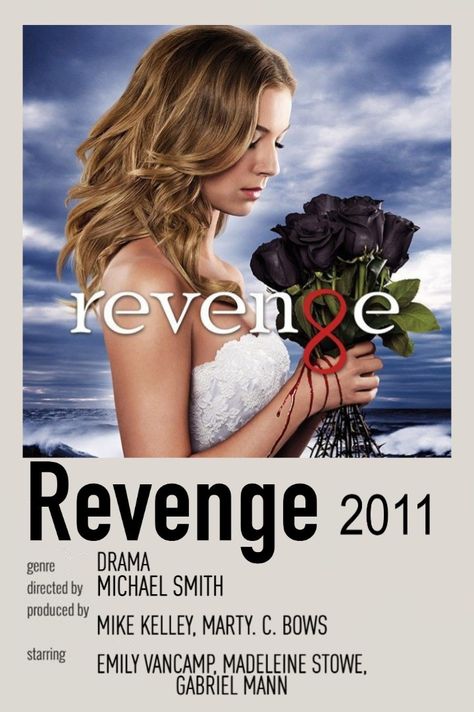 Emily Revenge, Revenge Show, Alternative Minimalist Poster, Revenge Movie, Revenge Tv Show, Revenge Series, Madeleine Stowe, Emily Thorne, Posters Minimalist