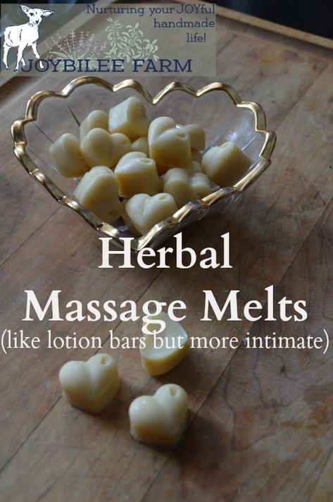 Lotion Bars for an Herbal Massage | Joybilee® Farm | DIY | Herbs | Gardening | Lotion Bars Packaging, Lotion Bars Diy, Homemade Lotion Bars, Diy Massage, Lotion Bars Recipe, Farm Diy, Serving Sizes, Back Massage, Massage Bars