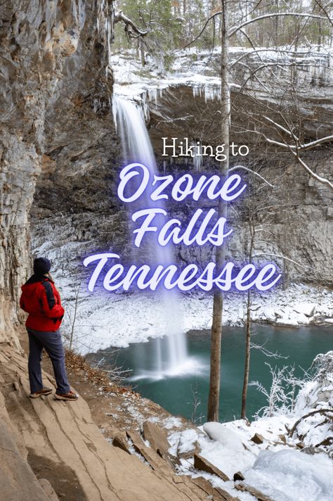 Hiking Down to Ozone Falls Tennessee: Short and Steep - Average Wild Experience Laurel Falls Tennessee, Falls Creek Falls Tennessee, Ozone Falls Tennessee, Hiking Tennessee, Fall Creek Falls Tennessee, Urban Wilderness, Ropes Course, Falls Creek, Clear Blue Water