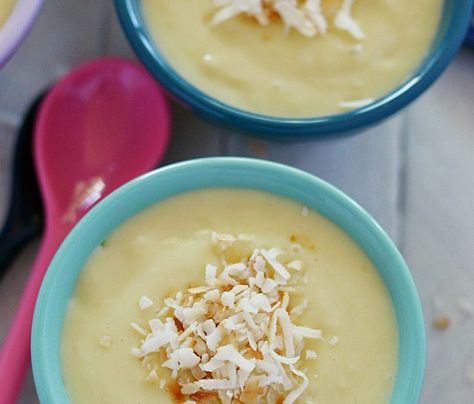 Dairy Free Coconut Custard - eat it alone or as a replacement for regular pastry cream. From What The Fork Food Blog | whattheforkfoodblog.com Dairy Free Custard, What The Fork, Custard Recipe, Coconut Dessert, Coconut Desserts, Coconut Custard, Custard Recipes, Paleo Lifestyle, Gf Desserts