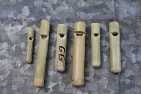 How to Make Bamboo Whistles The Giles Frontier Bamboo Art Diy, Easy Crafts For Teens, Bamboo Art, Wooden Pencil, Bamboo Crafts, Hand Saw, Feed Sacks, Used Tools, Woodworking Techniques