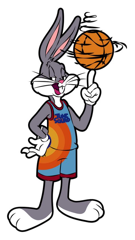 We think you have already seen this funny character in a basketball game in Space Jam 2 with legendary LeBron James and our fanart Bugs Bunny Basketball Sticker. Our favorite anthropomorphic rabbit... Space Jam Characters Looney Tunes, Bugs Bunny Characters, Basketball Cartoon Character, Basketball Drawing Ideas, Basketball Cartoon Art, Basketball Hoop Drawing, Bucks Bunny, Basketball Doodle, Anthropomorphic Rabbit