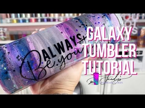 (41) Alcohol Ink Galaxy Tumbler Tutorial - YouTube Galaxy Tumbler, Using Alcohol Inks, Diy Tumblers, Alcohol Inks, Alcohol Ink, Of Course, Tumbler, Glitter, The Creator