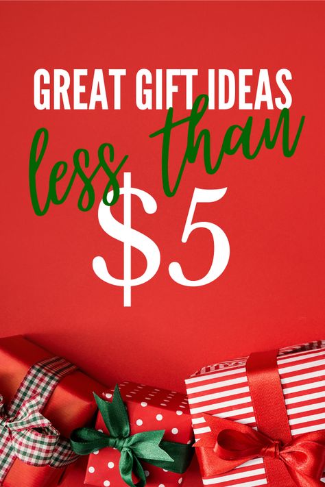 Is your Christmas budget lacking? If you can scrounge up some change from pockets in the laundry room or from the nether regions of your couch, here's a list of great gift ideas for under 5 bucks! #cheapgifts #cheapchristmasgifts #giftsunder5 #frugalchristmas #christmasbudget Frugal Christmas, Christmas Gift Exchange, Cheap Christmas Gifts, Small Christmas Gifts, Dollar Gift, Cheap Christmas, Christmas On A Budget, Great Gift Ideas, Mom Blog