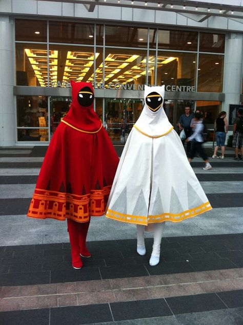 Journey costume inspiration 2 Fantasy Cosplay Costume With Anime Print For Themed Events, Fantasy Anime Print Cosplay Costume For Themed Events, Ghibli Cosplay Ideas, Journey Game Cosplay, Journey Cosplay, Journey Game, Majoras Mask Costume, Video Game Costumes, Video Game Cosplay