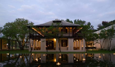 Home | The Chedi | Luxury Hotel Chiang Mai | GHM Hotels Chedi Hotel, Thai Architecture, Chiang Mai Hotel, Tropical House Design, Thailand Honeymoon, Bali House, Resort Architecture, Thai House, Lijiang