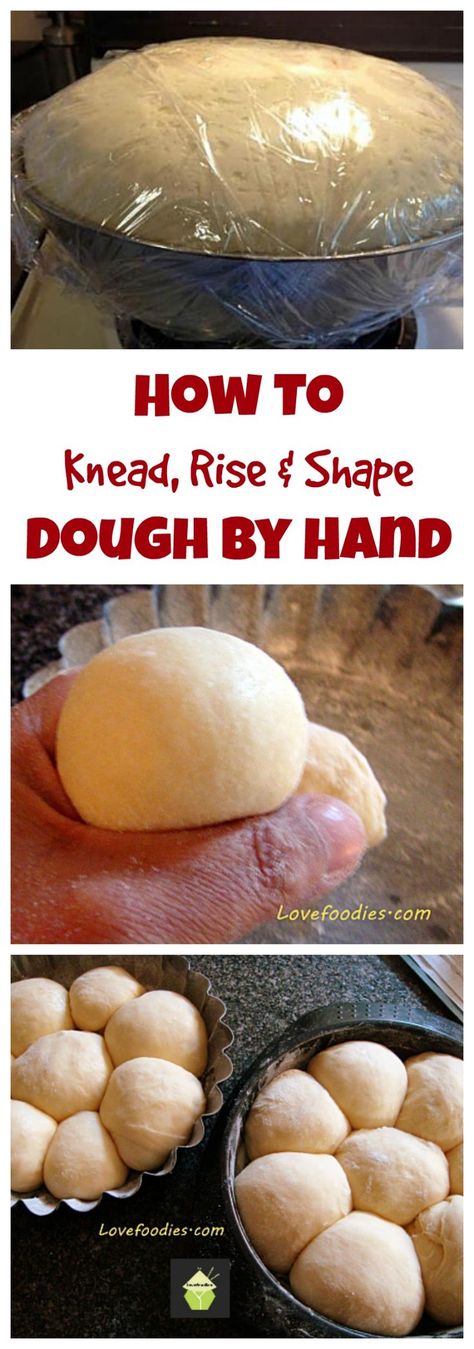 How to Knead, Rise & Shape Bread Dough By Hand. Easy to follow tutorial! Yummy Bread, Diy Easy Recipes, Homemade Breads, Yeast Breads, Biscuit Rolls, Classic Kitchen, Bread And Pastries, Bread Machine, Bread Rolls