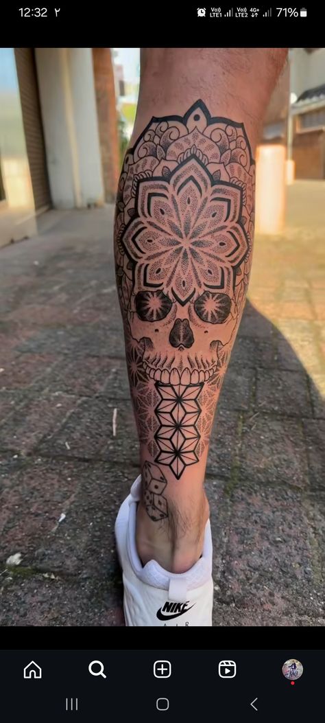 Mandala Tattoo Men Leg, Mandala Knee Tattoo, Knee Tattoo Men, Mandala Tattoo Men, Knee Tattoo, Mandala Tattoo, Tattoos For Guys, Tattoos