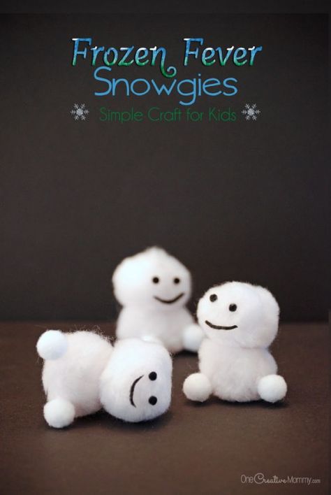 Frozen Snowgies, Frozen Birthday Party Games, Snowman Tutorial, Frozen Fever Birthday, Frozen Fever Party, Frozen Diy, Frozen Halloween, Spy Birthday Parties, Frozen Crafts