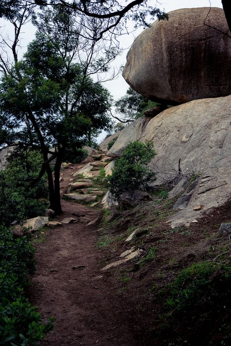 Back on the Trails (2016). There is a comfort to familiarity and when that comes in the form of hiking trails there is pleasure too. You Yangs, Vic. Australia. Image: © Gary Light. Creative Commons: (CC BY-NC-ND 4.0). #photography #nature #landscape #victoria #australia #youyangs Outdoor Aesthetic, Rock Formations, Victoria Australia, 2024 Vision, Creative Commons, Nature Landscape, Photography Nature, The Trail, Nature Animals