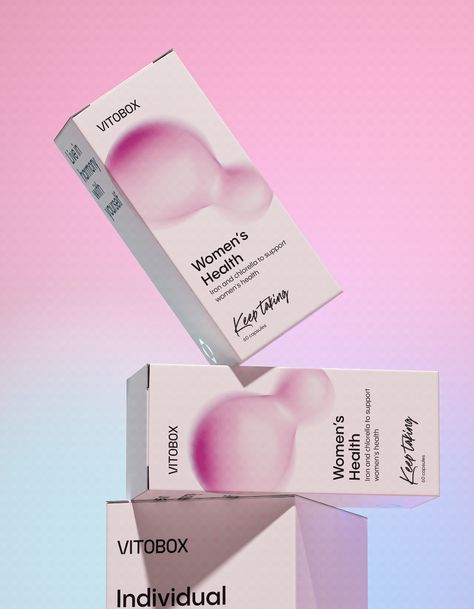 Vitobox — Healthy Lifestyle on Behance Collagen Packaging, Rose Packaging, Ppt Template Design, Skincare Supplements, Skincare Branding, Luxury Packaging Design, Video Inspiration, Cosmetic Packaging Design, Makeup Package