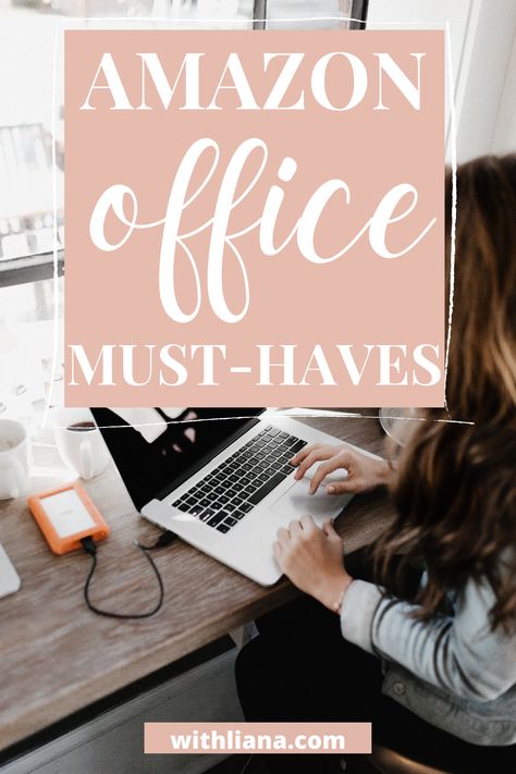 Home Office Setup Small Spaces Bedroom, Must Have Home Office Items, Aesthetic Office Organization, Must Have Office Accessories, Office At Work Ideas, Cute Work Desk Ideas, College Professor Office, Office Must Haves Work, Desk Space Aesthetic