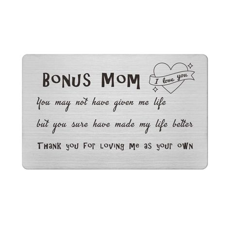 Parent Advice Cards, Mom Gifts Birthday, Baby Shower Prediction Cards, Graduation Gifts For Friends, Hug Gifts, Wallet Insert Card, Engraved Wallet, Grandson Gift, Like A Mom