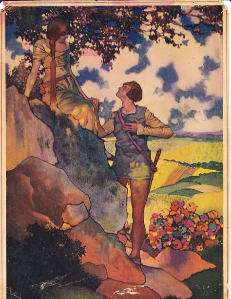 Frank Godwin Frank Godwin, Dean Cornwell, Nc Wyeth, King Author, Howard Pyle, Robinson Crusoe, Fairytale Illustration, Treasure Island, Artist Books