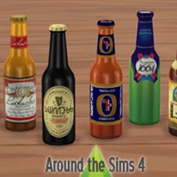 Beer bottles Sims 4 Beer Cc, Beer Botle, Around The Sims 4, The Sims 4 Custom Content, Beers Of The World, Combat Armor, Beer Bottles, Sims 4 Cas, Cc Sims