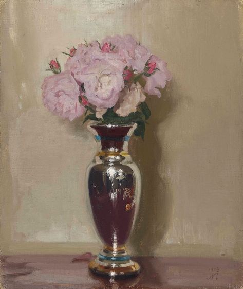 William Nicholson, Sir William, Great Works Of Art, Flowers In A Vase, Painting Still Life, Still Life Art, Still Life Painting, Daily Art, Graphic Artist