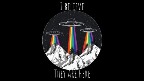 I do not own the rights to the RAINBOW UFO art I just put words with it.  #UFO # Wallpaper #Alien Alien Desktop Wallpaper, Ufo Wallpaper, Aliens Wallpaper, Ufo Art, Desktop Wallpapers, Twitter Header, The Rainbow, Aliens, Desktop Wallpaper