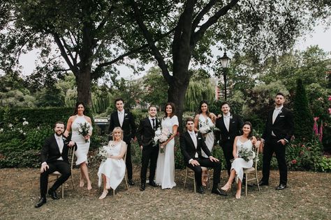 The 2020 Wedding Trend Report - Wedding Trends & Inspiration Wedding Group Poses, Family Wedding Pictures, White Wedding Inspiration, Wedding Group Photos, Wedding Entourage, Family Wedding Photos, Wedding Picture Poses, Mom Wedding, Bridal Party Photos