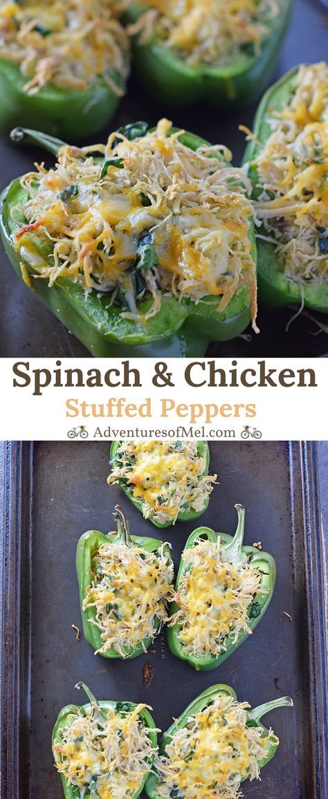 Spinach Chicken, Cheesy Spinach, Healthy Low Carb, Cheese Baked, Chicken Stuffed, Chicken Stuffed Peppers, Spinach Stuffed Chicken, Nails French, Nails 2020