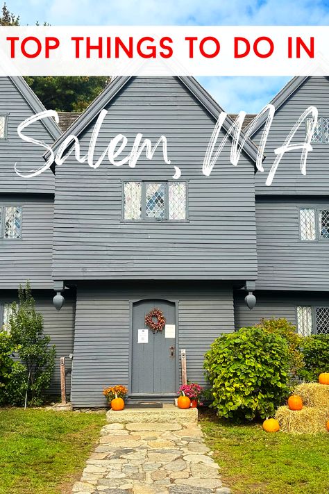 Salem in MA is one of the most popular day trips from Boston, but it's also a great weekend getaway New England. Here are all the top things to do in Salem, MA and all the essential information to plan the perfect visit. How to get to Salem, where to stay, tips for celebrating Halloween in Salem and much more. #Salem #MA #NewEngland #Halloween Things To Do In Salem Massachusetts, Things To Do In Salem Ma, Best Things To Do In Salem Ma, Best Places To Stay In Salem Ma, Where To Eat Salem Ma, Must See In Salem Ma, Day Trips From Boston, Day Trips From Lisbon, New England Road Trip