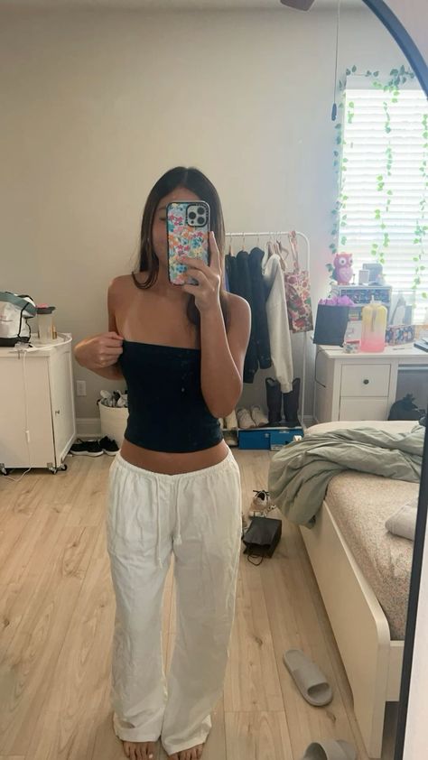 School Fits Hot Weather, Summer Modest Outfits, Looks Hippie, Tube Top Outfits, Outfit Inspo Casual, Cute Lazy Day Outfits, Cute Preppy Outfits, John Galt, Brunch Outfit