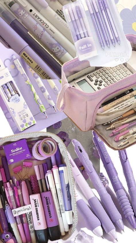 Purple Stationary, Stationery, Purple