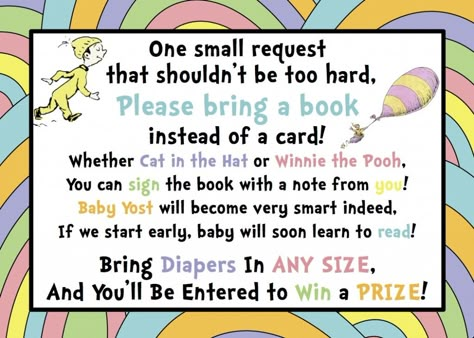 Dr Suess Baby, The Places Youll Go, Work Baby Showers, Storybook Baby Shower, Dr Seuss Baby Shower, Baby Shower Registry, Presents For Boys, Shower Inspiration, Baby Shower Gifts For Boys