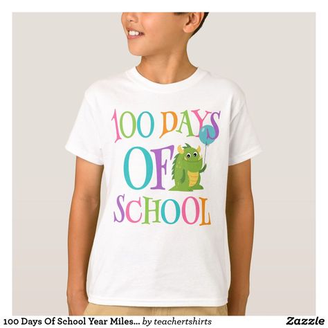 100 Days Of School Year Milestone Party T-Shirt 120 Days Of School Shirt, 120 Days Of School, 100th Day Of School Ideas, School Shirt Ideas, School T Shirts, 100 Days Of School Shirt, Preschool Projects, Make Money On Youtube, Shirts To Make