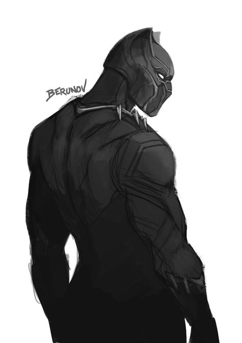 art by berunov Royal cat, king of badassery. Black Panther Fanart T'challa, Black Panther Art Drawing, Black Panther Fanart, Black Panther Drawing, King T Challa, Royal Cat, Cat King, Black Superheroes, Panther Art