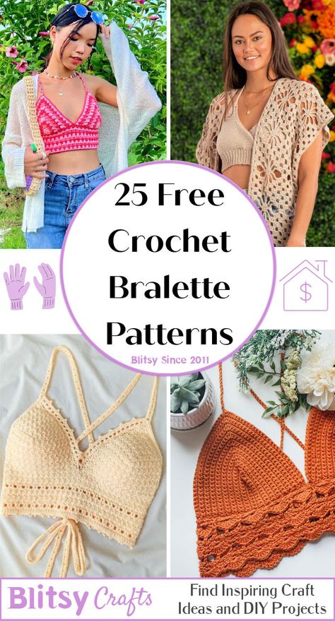 Crochet Bralette Patterns, Crochet Bra Top Pattern, Crochet Bra Cup, Crochet Bralet, Crochet Bra Pattern, Crochet Bralette Pattern, Crochet Bra Top, Top A Crochet, Bralette Pattern