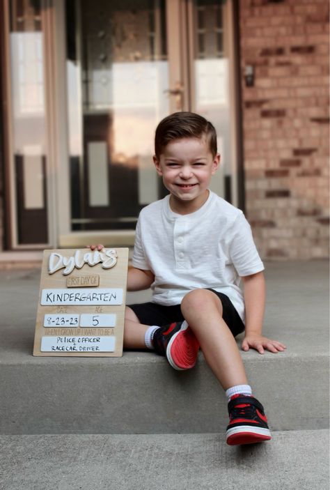 First Day of School Sign … curated on LTK Kindergarten Pictures, Back To School Pictures, First Day Of Kindergarten, First Day Of School Sign, Picture Props, School Photo, Kindergarten First Day, 1st Day Of School, School Signs