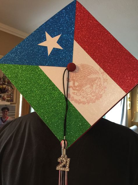 Graduation Cap Designs El Salvador, Ecuador Graduation Cap, Mexico Flag Graduation Cap, Mexican Salvadorian Graduation Cap, Guatemalan Graduation Cap, Flag Graduation Cap, Flag Symbol, Graduation Cap Decoration Diy, High School Graduation Cap