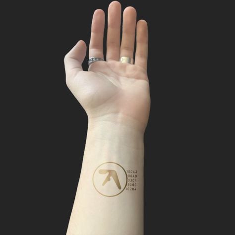 Aphex Twin Tattoo, Apex Twin, Twin Tattoos, Stick N Poke, Aphex Twin, Spider Tattoo, Dope Tattoos, First Tattoo, Body Mods